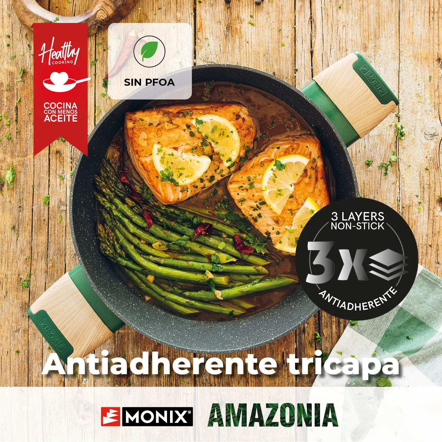 Cacerola alta Amazonia - Image 4