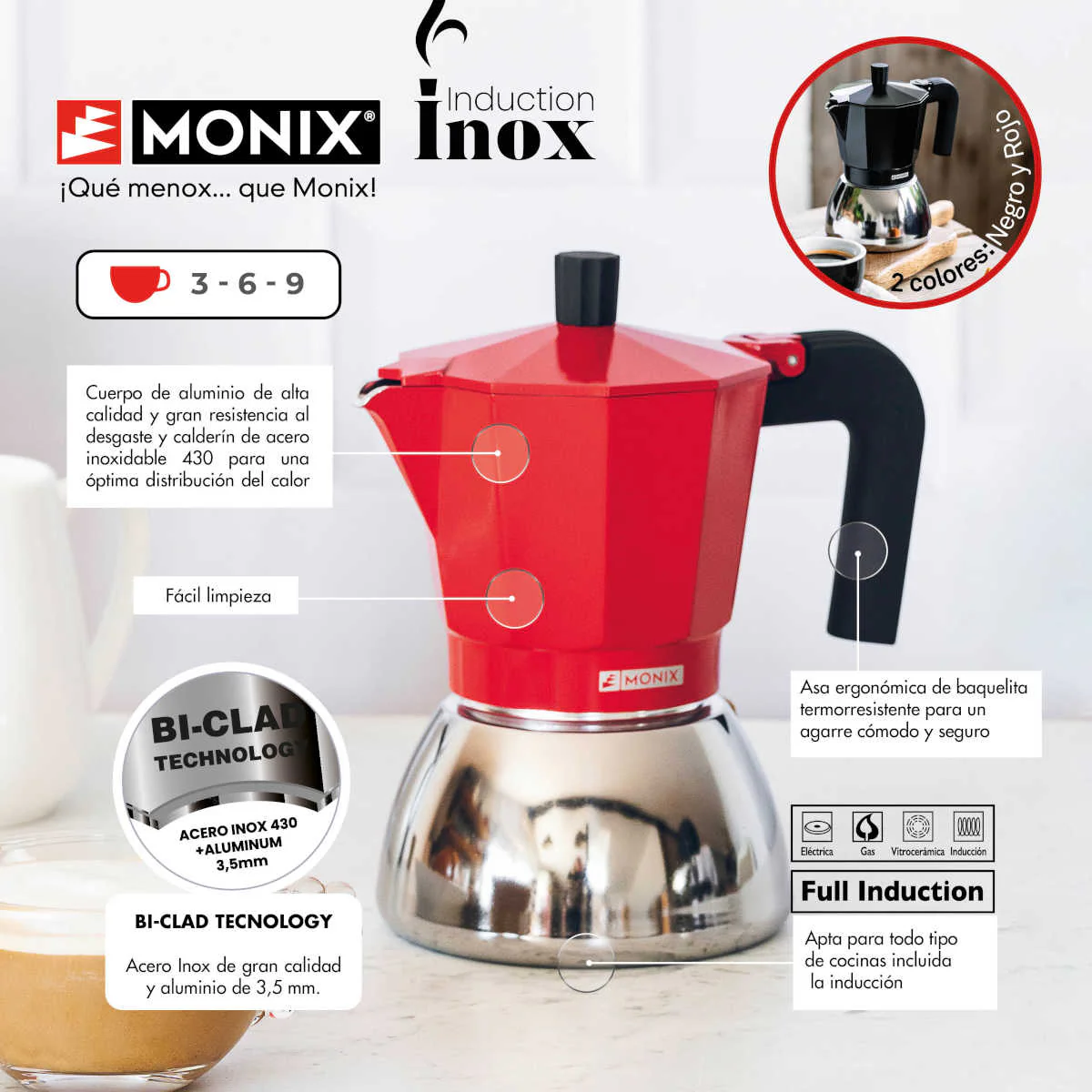 Cafetera Induction Inox - Image 4