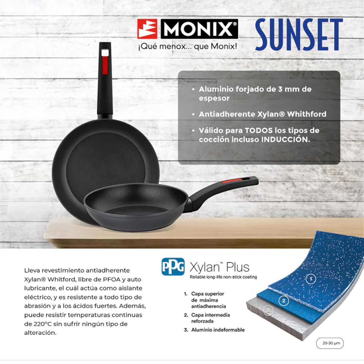 Set de 2 sartenes Sunset 22 y 26 cm - Image 2