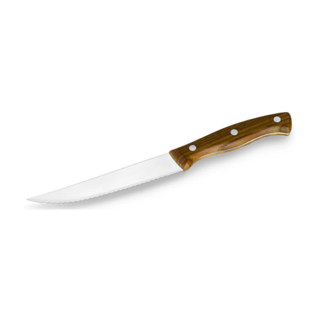 Set de 3 cuchillos de cocina con mango de madera Planet - Image 3