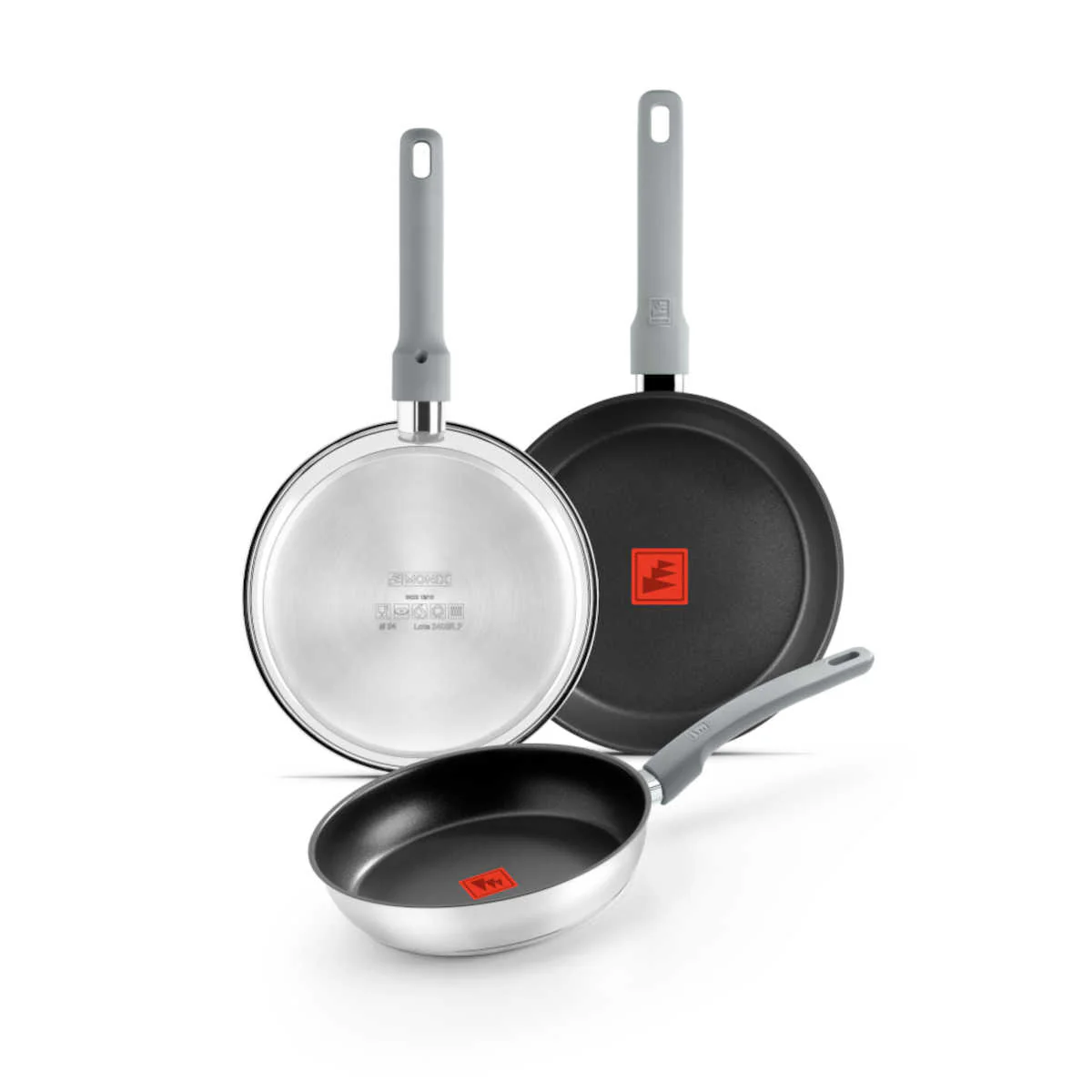 Set de 3 sartenes Non stick de Elite 20, 24 y 26 cm - Image 3