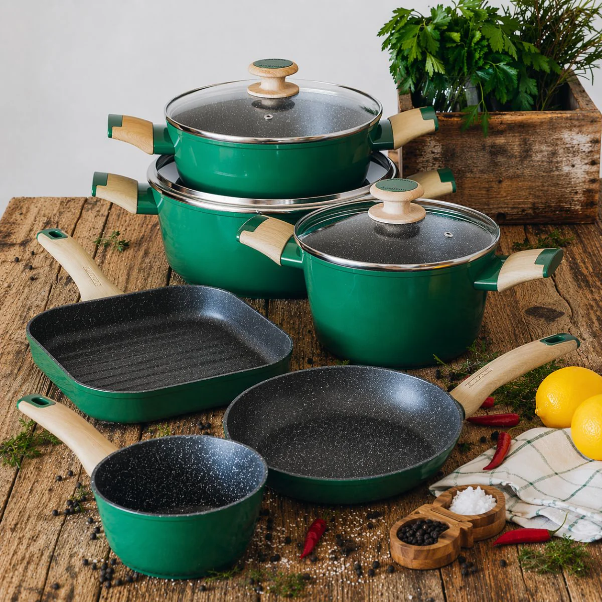 Set de cocina 6 piezas Amazonia